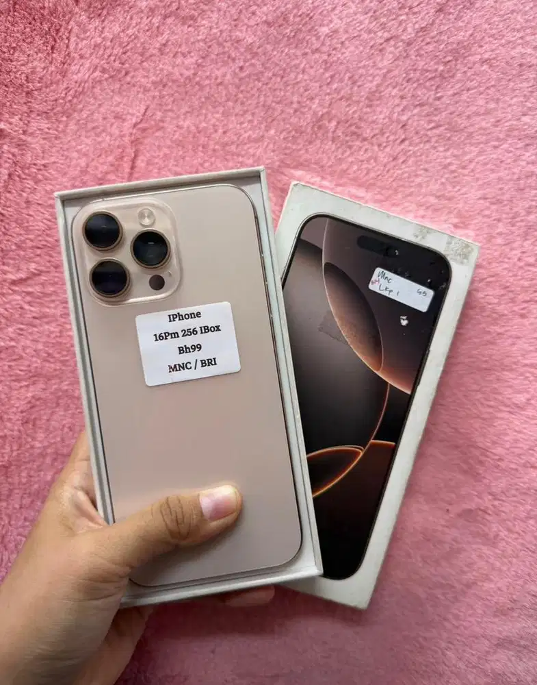 iPhone 16 PRO MAX 256GB, iBox, DESERT TITANIUM, BH 100%