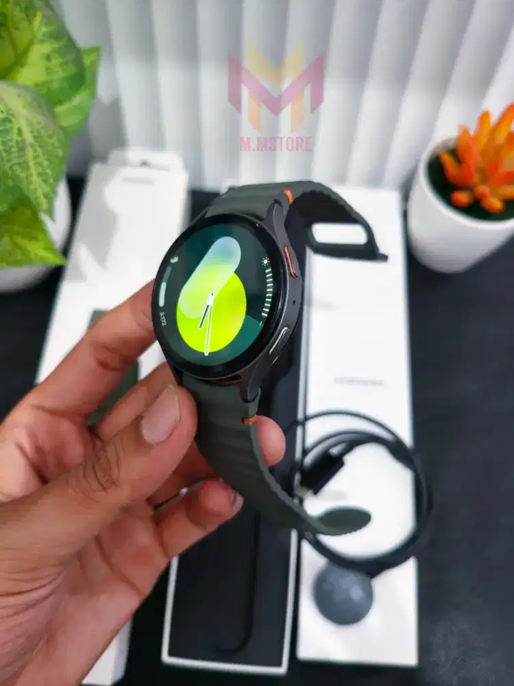 Samsung Watch 7 44mm Green Fullset Mulus Original Samsung Sein