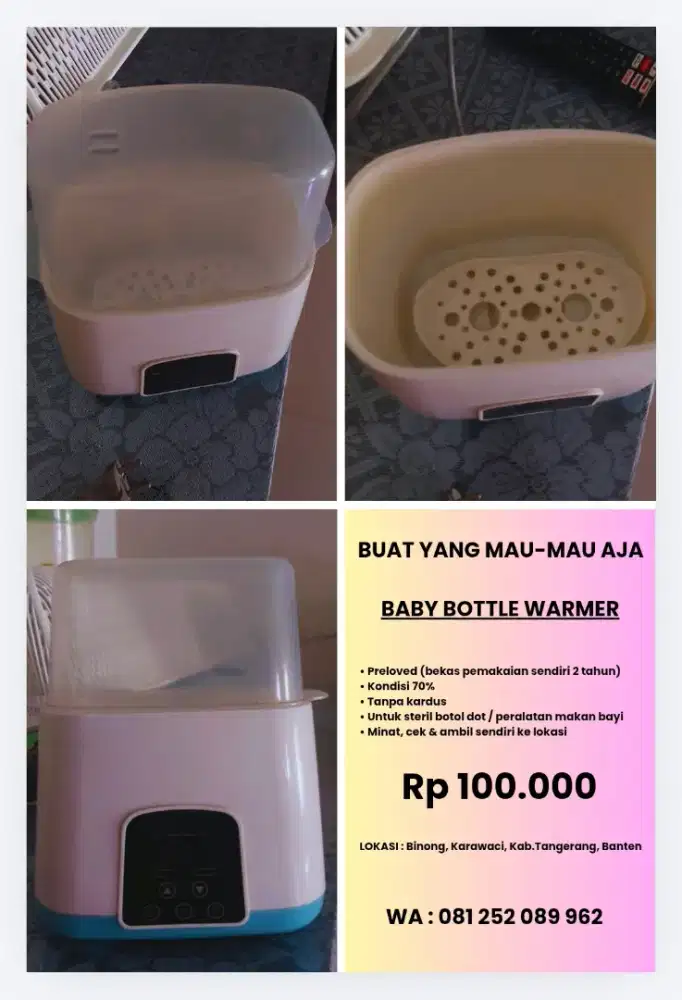 Penghangat botol bayi