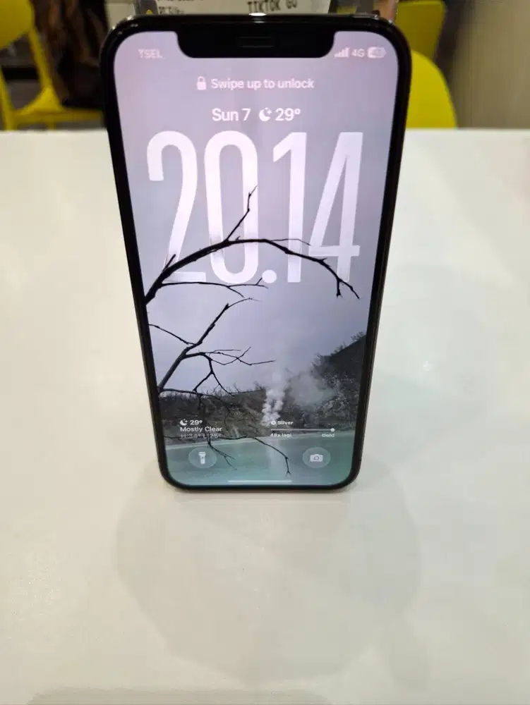 HP iPhone 12 Pro 256GB Space Grey - Ex Pemakain Cewe - Mulus