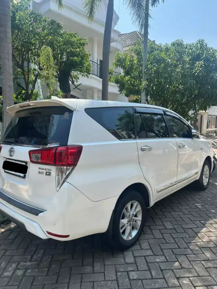 Toyota Innova Q A/t 2.0cc Bensin warna Putih Pajak Panjang 2027