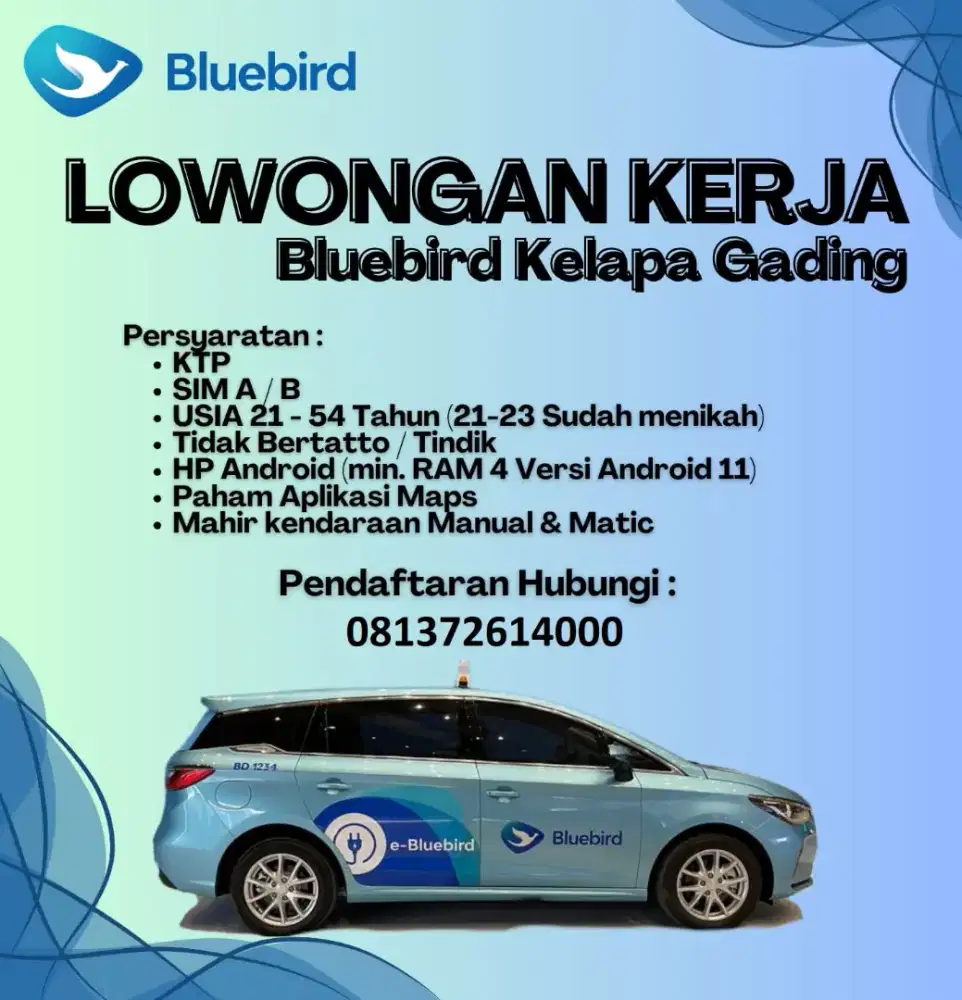 Loker driver supir pengemudi