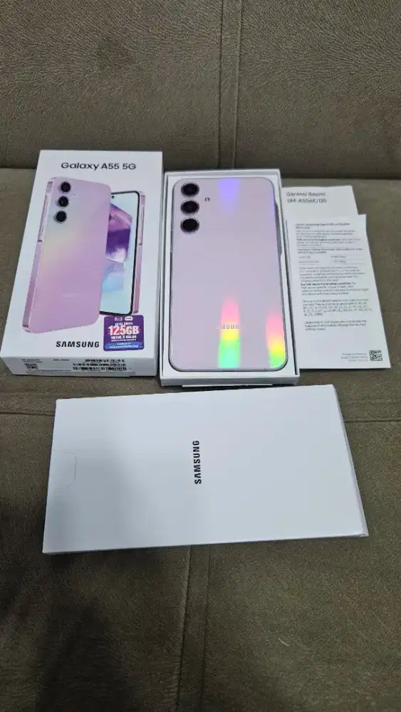 Samsung Galaxy A55 8/256 Gb Sein Garansi Fullset Mulus Murah