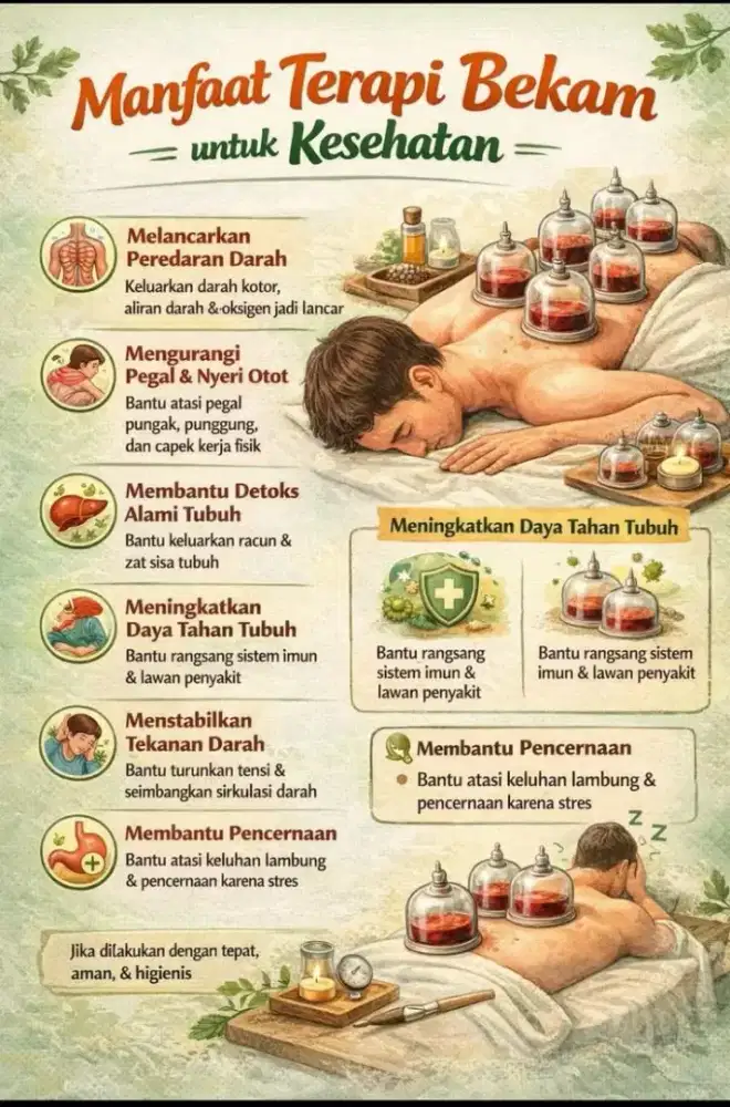 Terapis Bekam panggilan
