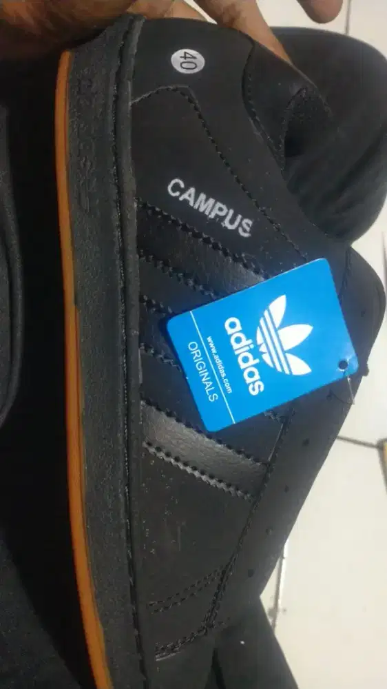 Sepatu ADIDAS CAMPUS HITAM