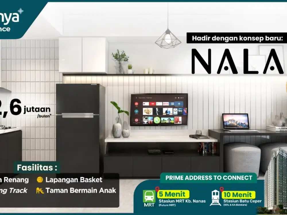 Dari pada Kostan mending Cicil Apartemen aja yuks