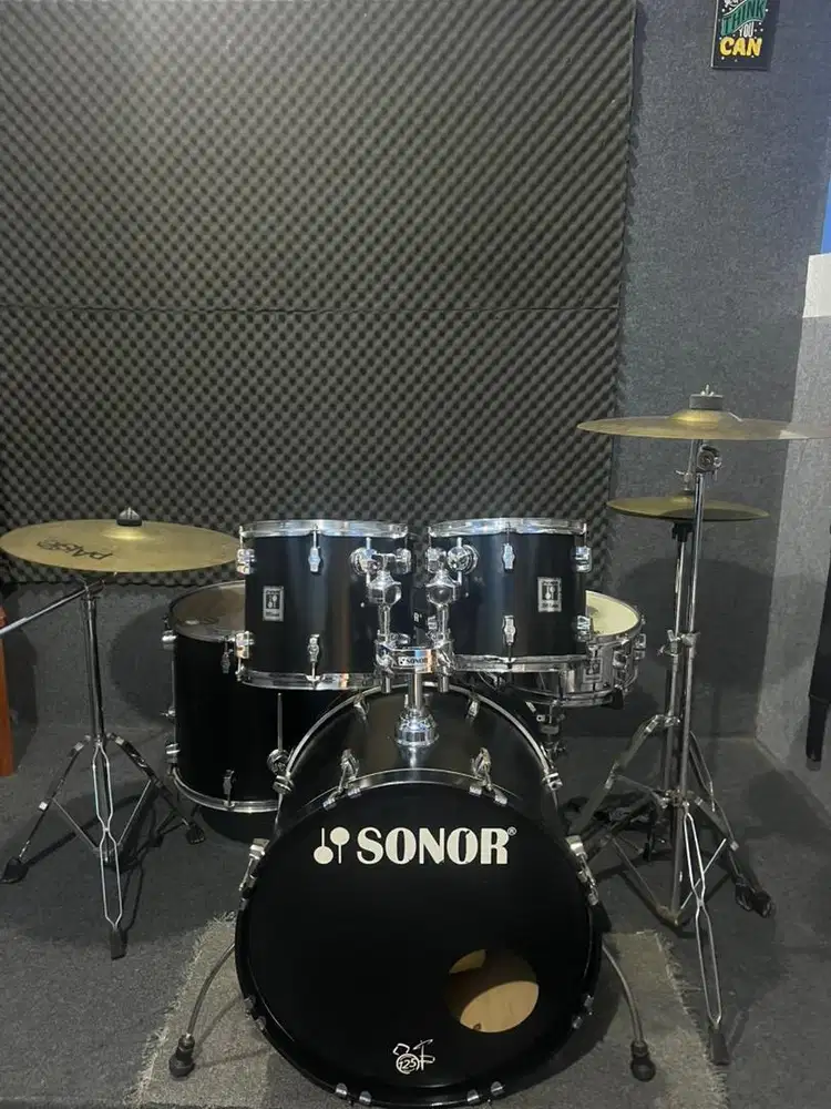Drum sonor force 2001 full set simbal