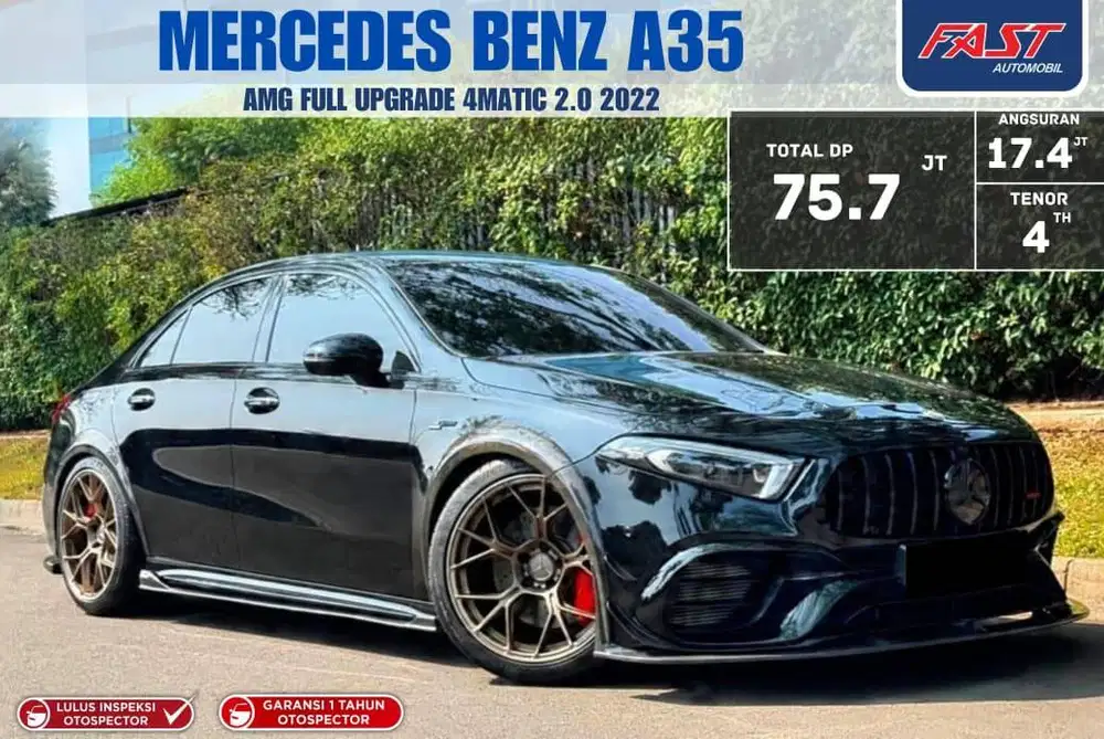 KM.18RB GARANSI 1TH PAJAK PJG MERCEDES BENZ A35 AMG 2022 FULL UPGRADE