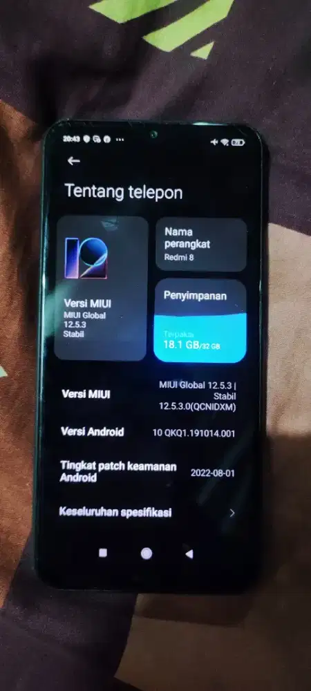 Xiaomi redmi 8 ram 3/32