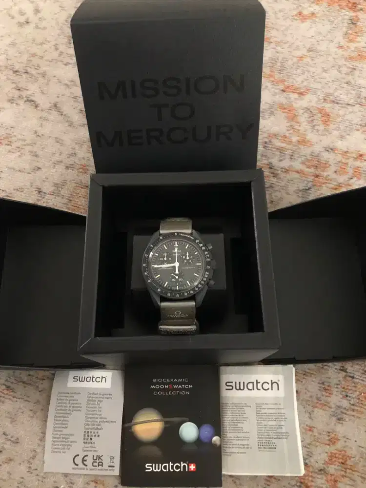 Swatch x Omega Bioceramic MoonSwatch Mission to Mercury speedmaster