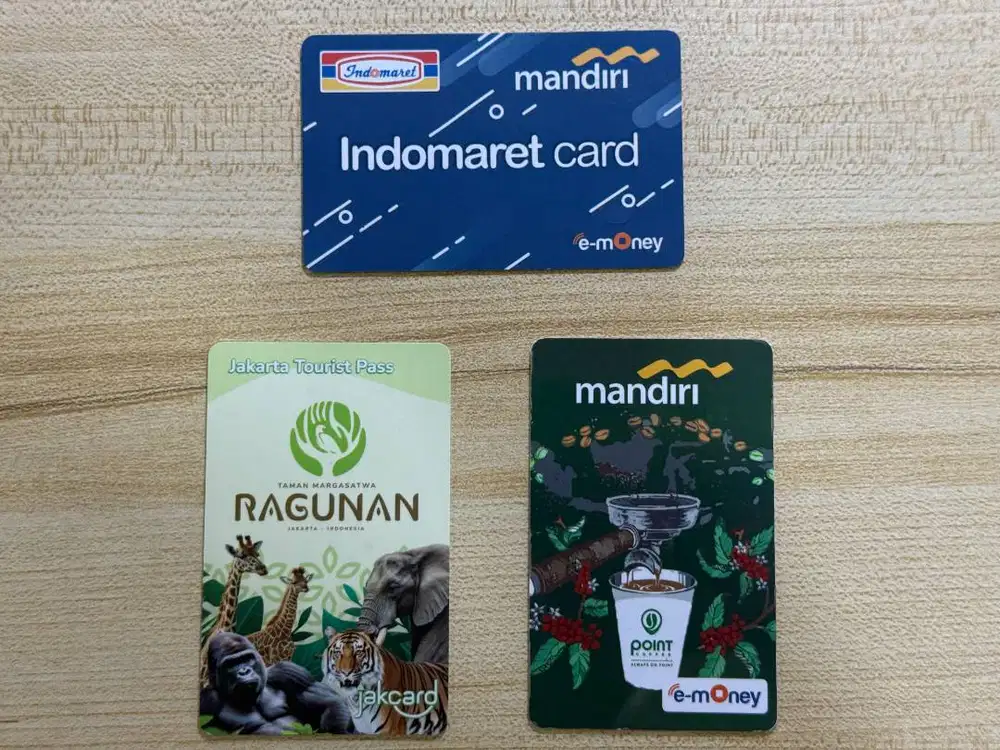 Dijual Kartu E-Money Bekas / Koleksi