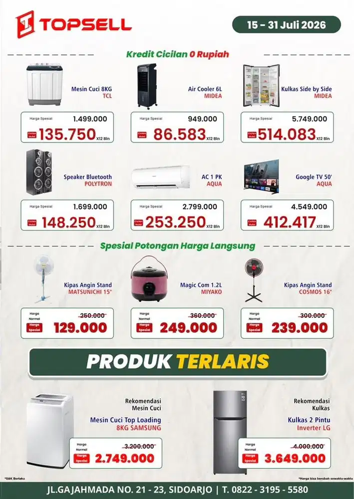 PROMO MESIN CUCI SAMSUNG 8KG