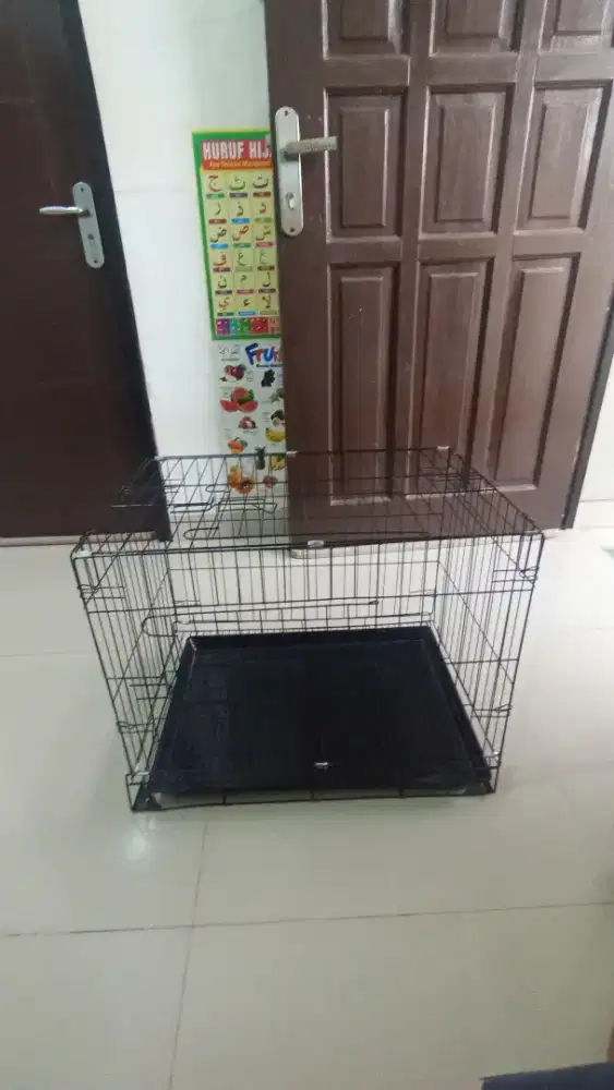 Kandang lipat 2 pintu