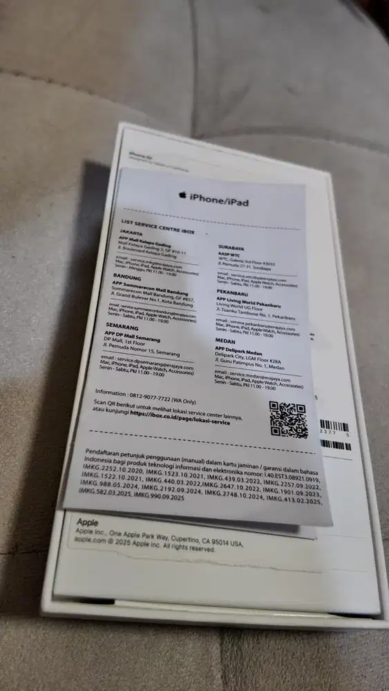 Iphone air 17 256gb