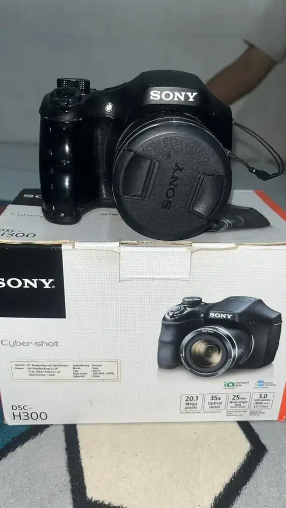 Jual Cepat: Sony Cyber-shot H300 + Box + Tutup Lensa