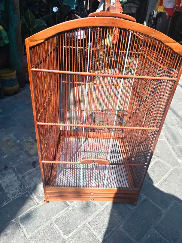 Sangkar burung  jati