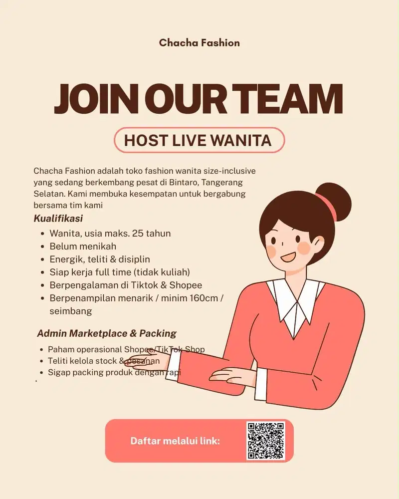 HOST WANITA BERPENGALAMAN