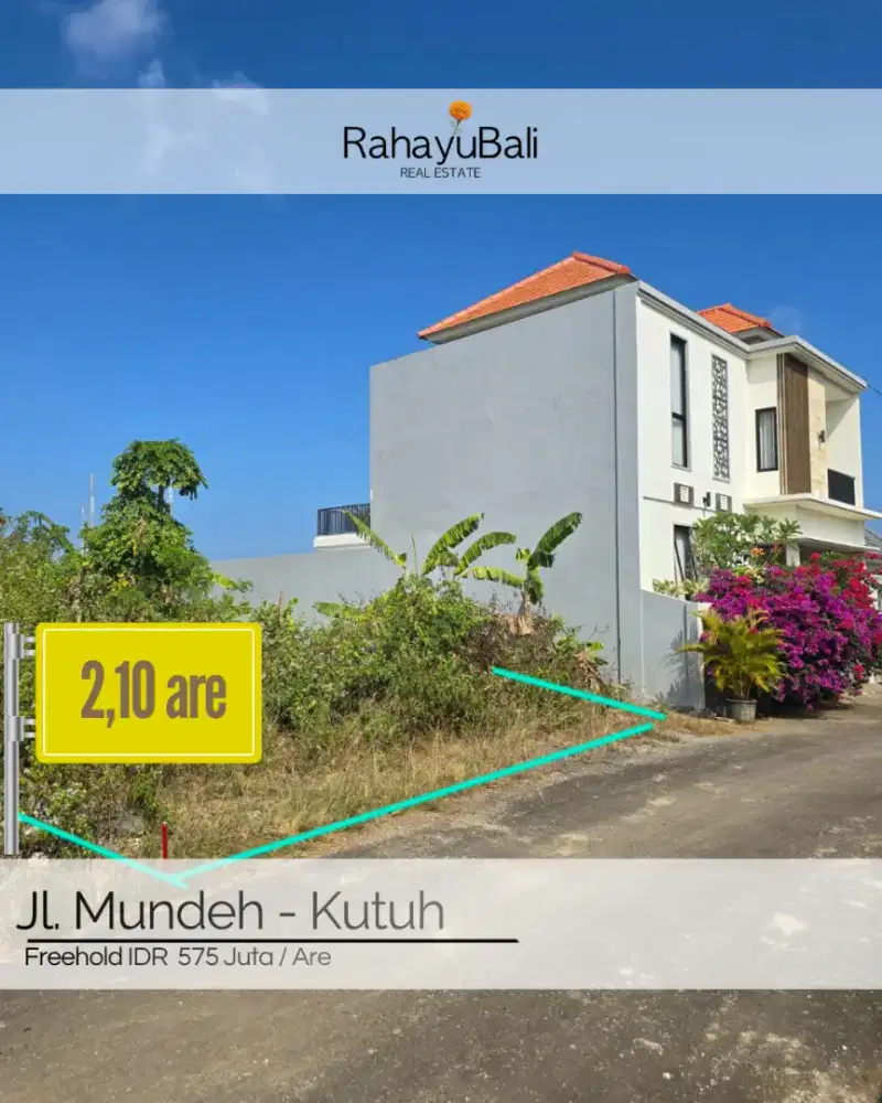 Tanah dijual area Kutuh - Kuta Selatan