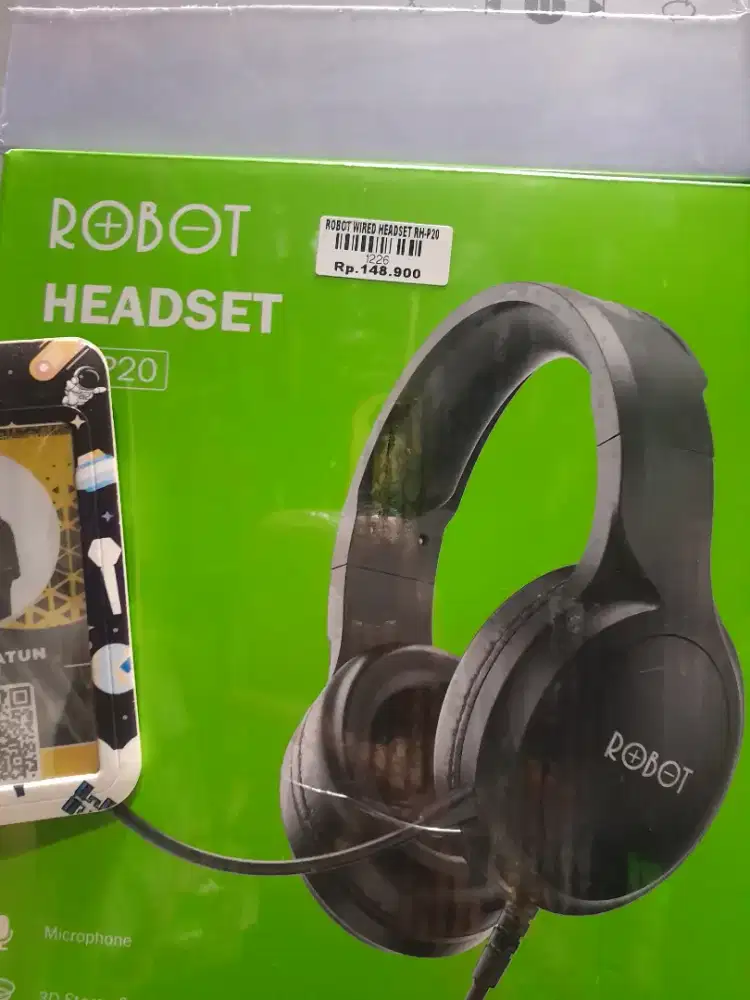 ROBOT WIRED HEADSET RH-P20 ATLANTIS DAHSYAT