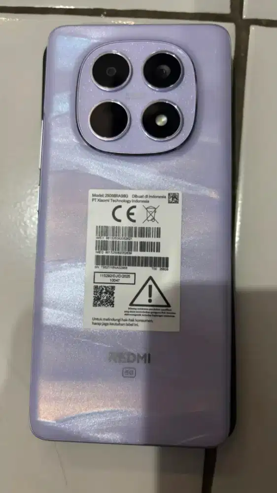 HP redmi not 15 5G ram 8/256