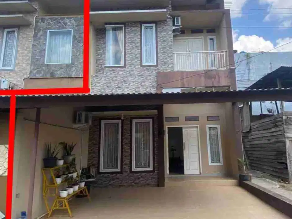 Disewakan rumah fully furnished dalam komplek dekat jalan siaran Sako Palembang