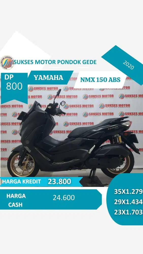 YAMAHA NMAX 155 ABS  TAHUN 2020 DP CUMA 800K AJA