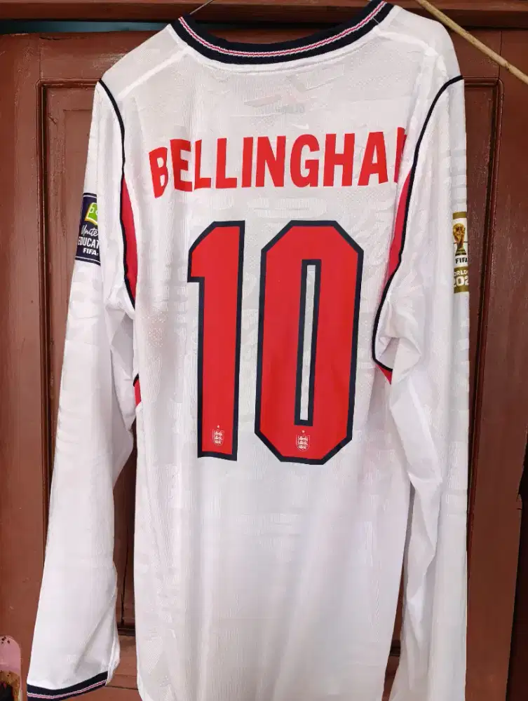 Jersey BELLINGHAM Inggris + Real Madrid