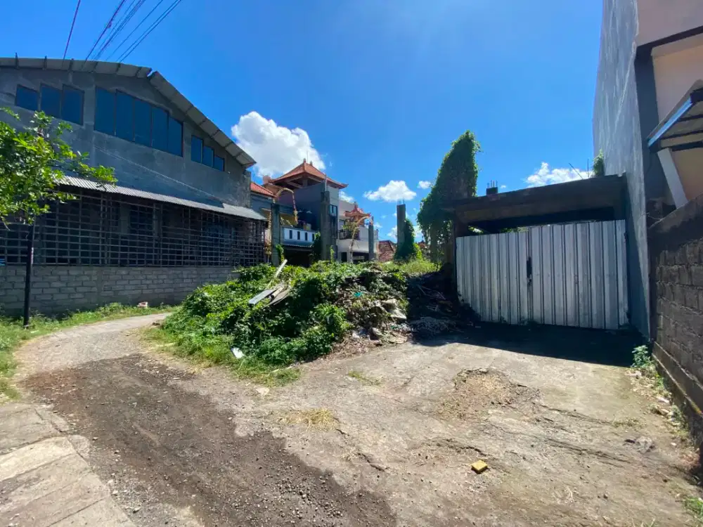 Jual tanah isi pondasi ITR Kuning di Jl Sedap Malam Denpasar Bali