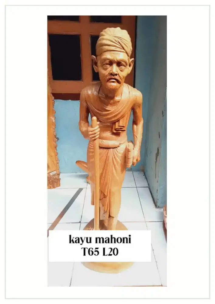 patung kayu kakek