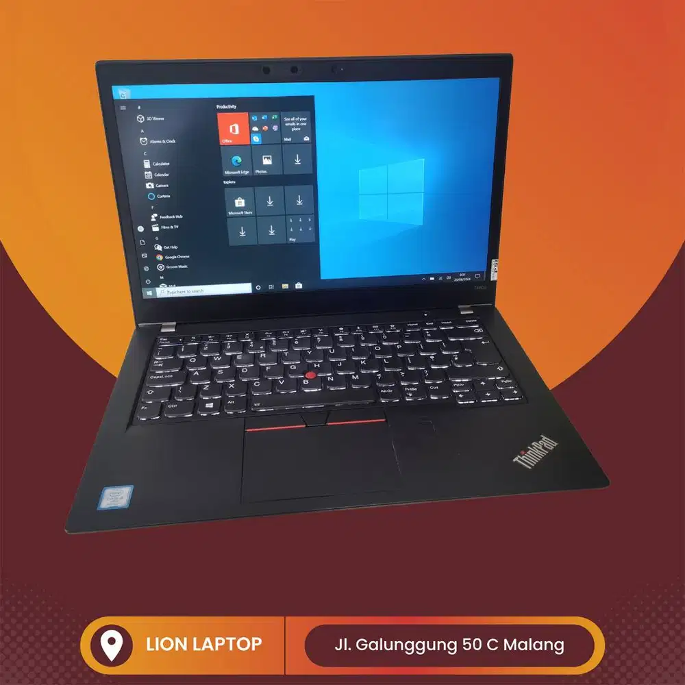 RAM 8GB Core i5 gen 8 Lenovo Thinkpad T480s SLIM [27|07]