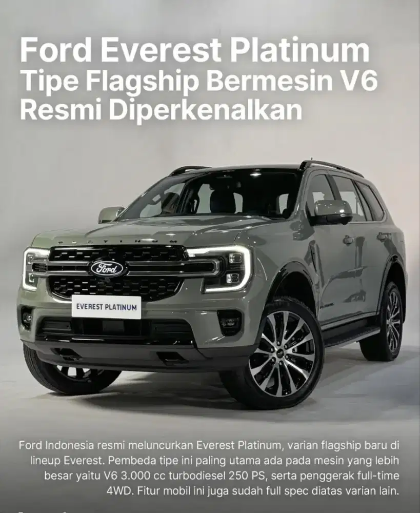 Everest Platinum 3.0L V6 2026