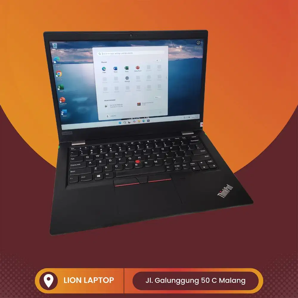 i5 Gen 10 Slim RAM 8GB SSD 256GB Lenovo Thinkpad L13 [27|07]