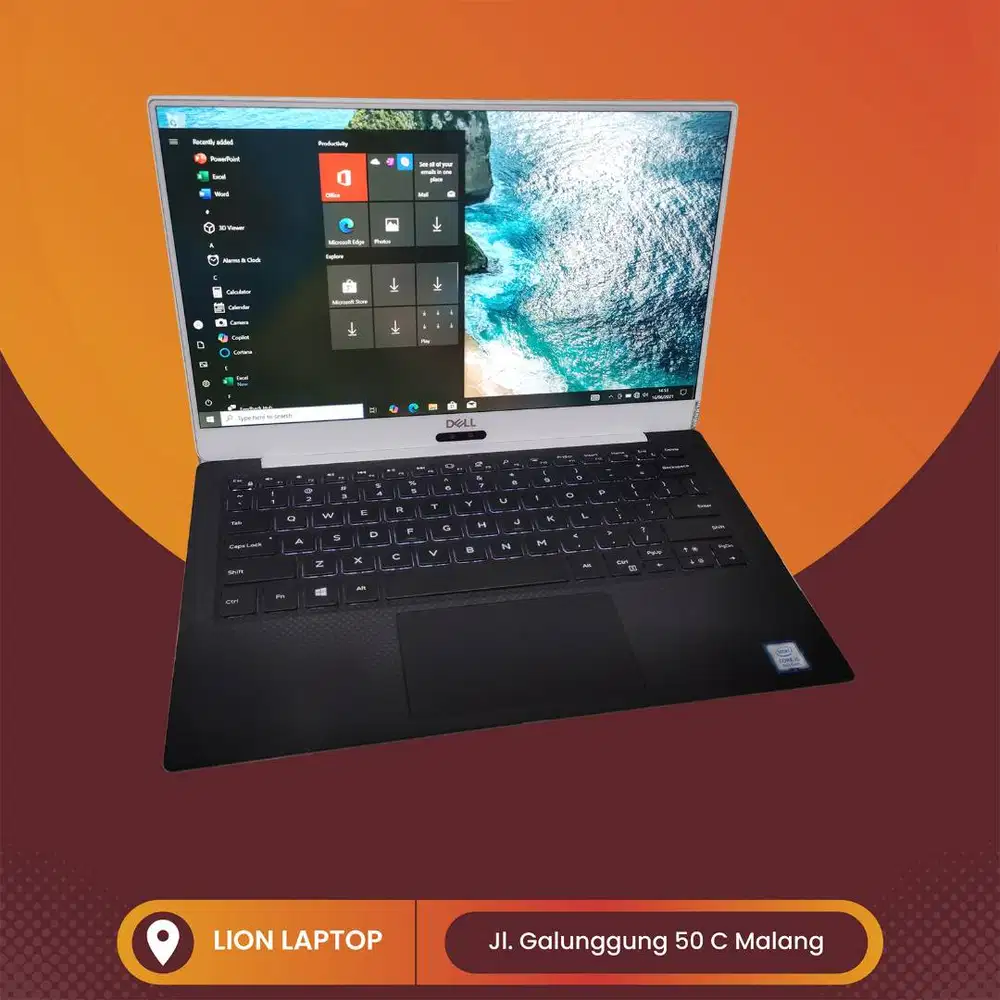 Slim & Ringan Core i5 RAM 8 SSD 256 DELL XPS 13 9370 [27|07]