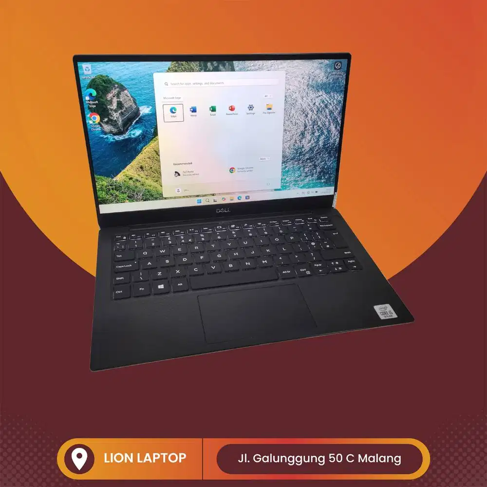 Slim & Ringan Core i5 gen 10 RAM 8 SSD 256 DELL XPS 13 7390 [27|07]
