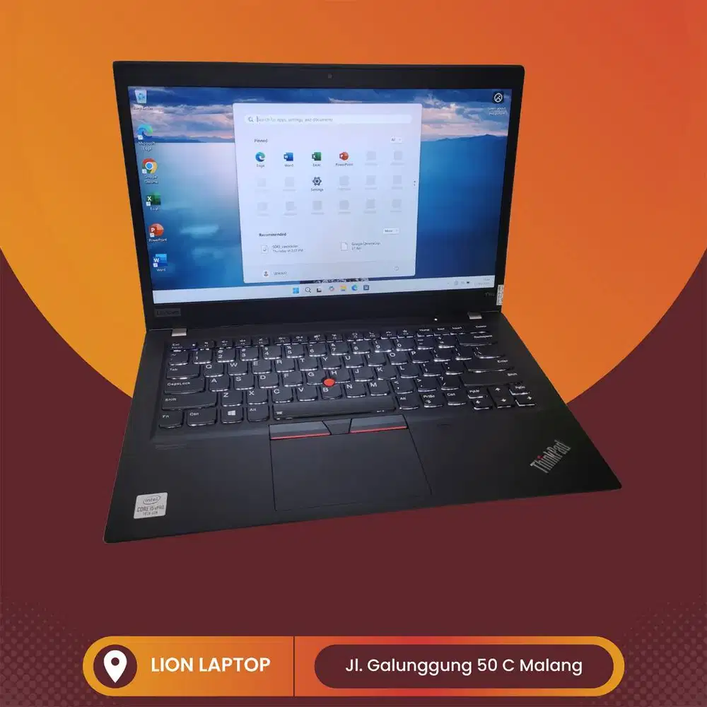 RAM 16GB Slim Core i5 Gen 10 SSD 256GB Lenovo Thinkpad T14s [27|07]