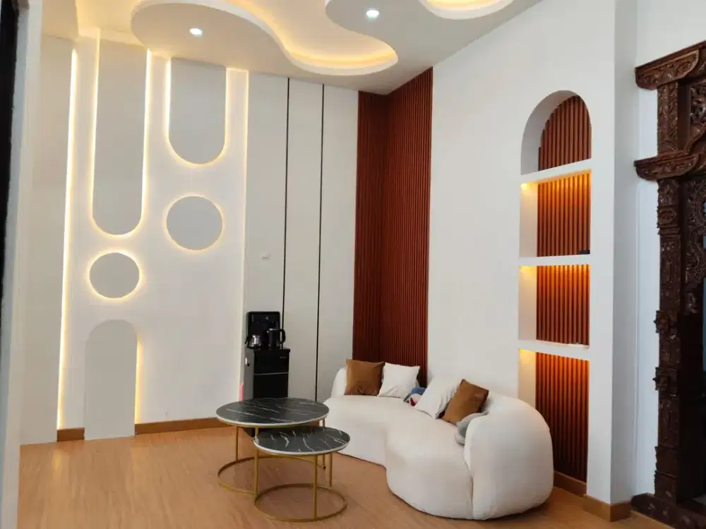 Rumah Semi Furnished Baru Renovasi Minimalis Modern Lokasi Taman Sukodono Sidoarjo