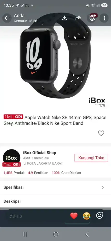 I-watch SE gen 1 44m
