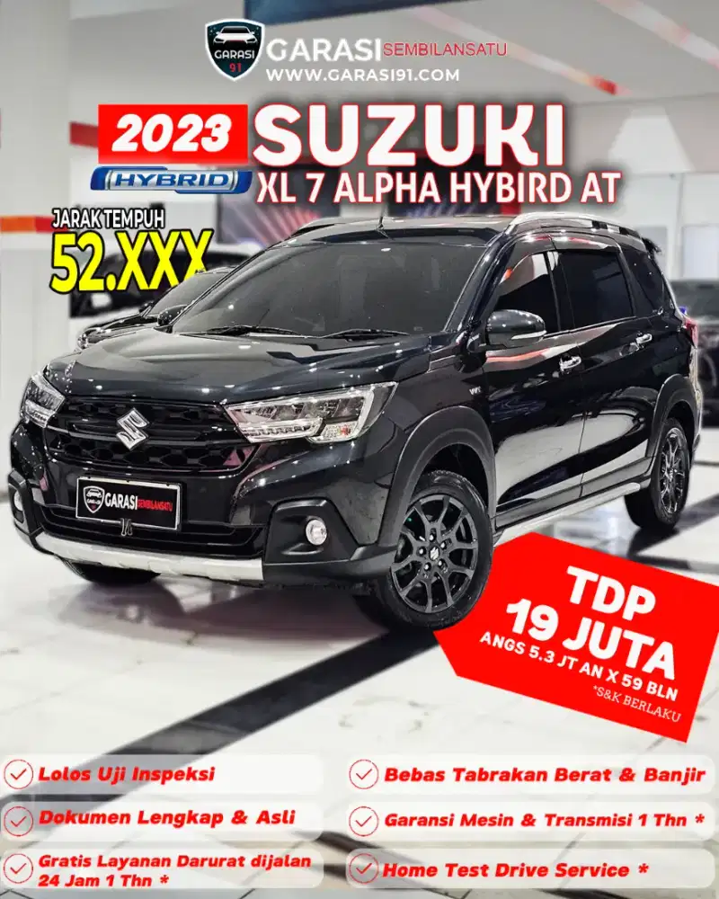 ‼️TDP 19 JT‼️SUZUKI XL 7 ALPHA HYBIRD AT 2023