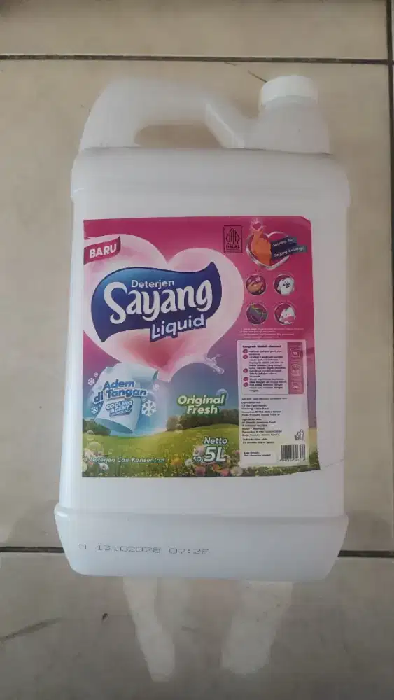 Jerigen Galon Bekas Deterjen 5 Liter Mulus