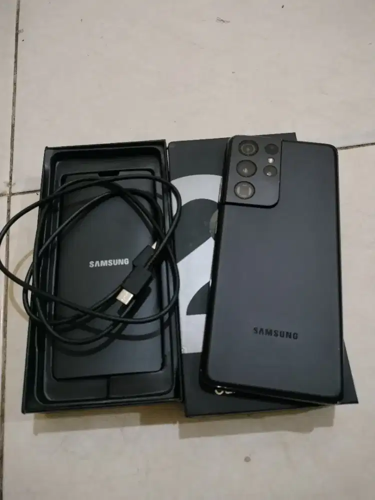 samsung s21 ultra, ram 12/256Gb, fullset ori sein mulus nominus