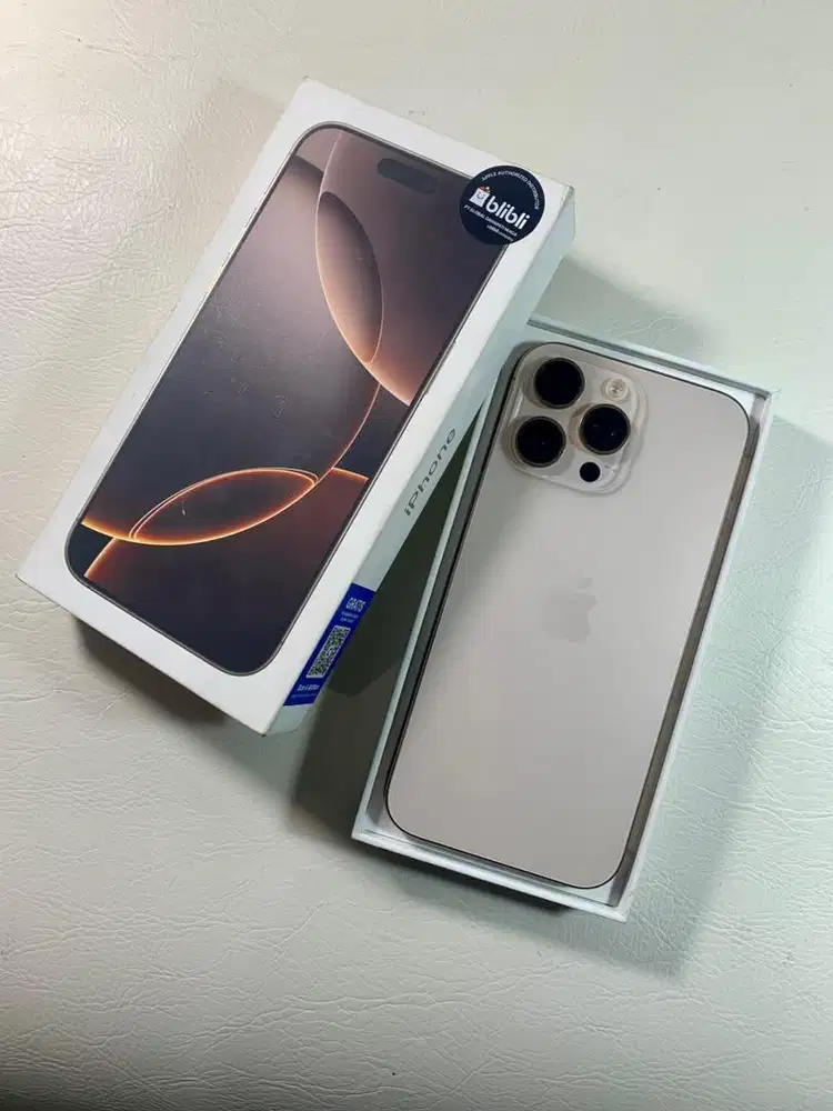 Iphone 16 Pro Max 256gb IBOX GARANSI OKTOBER 2026 Malang Batu