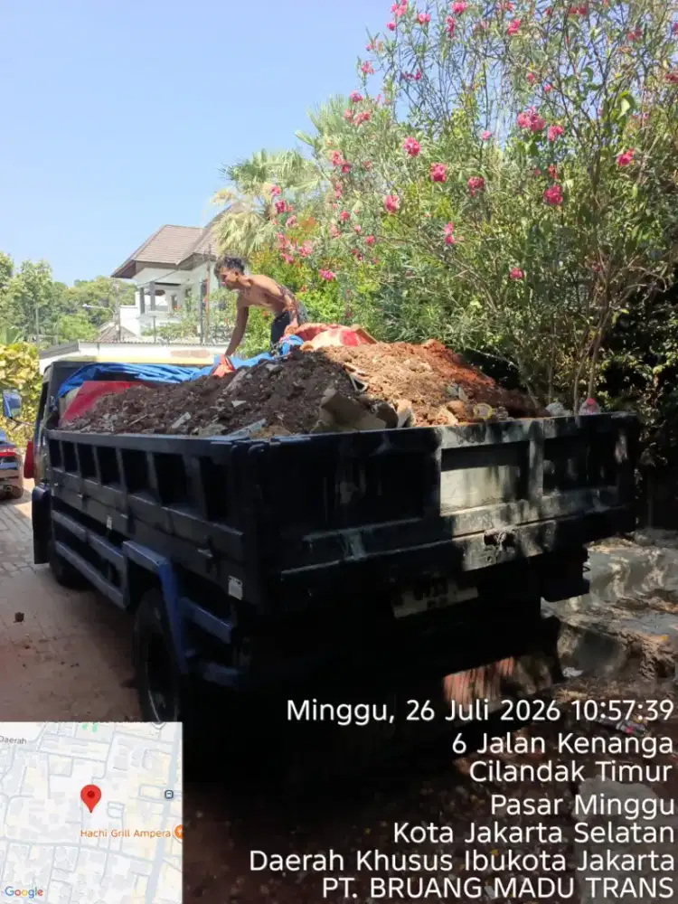 Jasa buang puing dan sampah