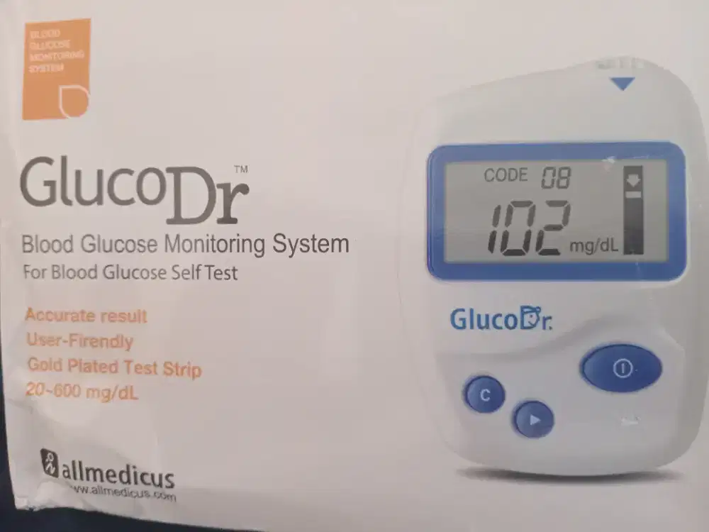 Gluco Dr alat test gula darah