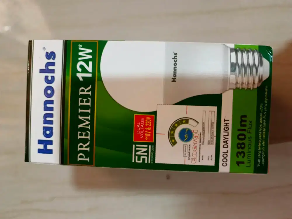 Hannochs Lampu Bohlam LED Premier 12W Cahaya Putih