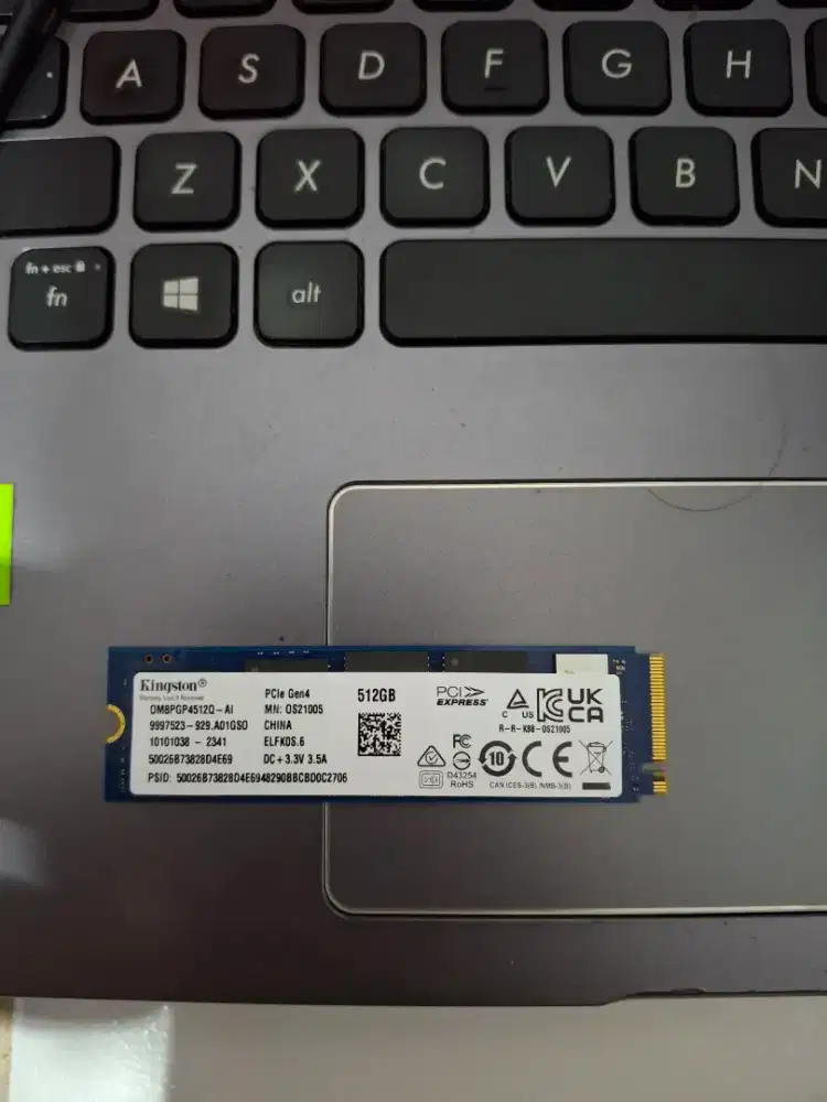 Ssd kingston 512gb pcie gen 4 nvme