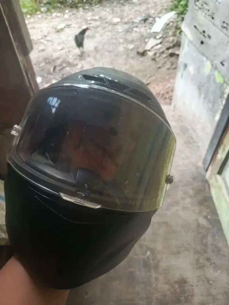 Helm KYT TT-Course hitam