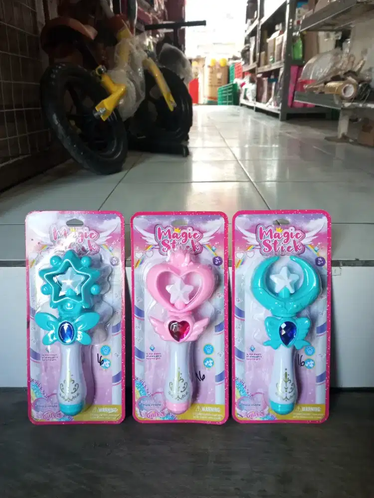 Mainan anak magic stick baterai