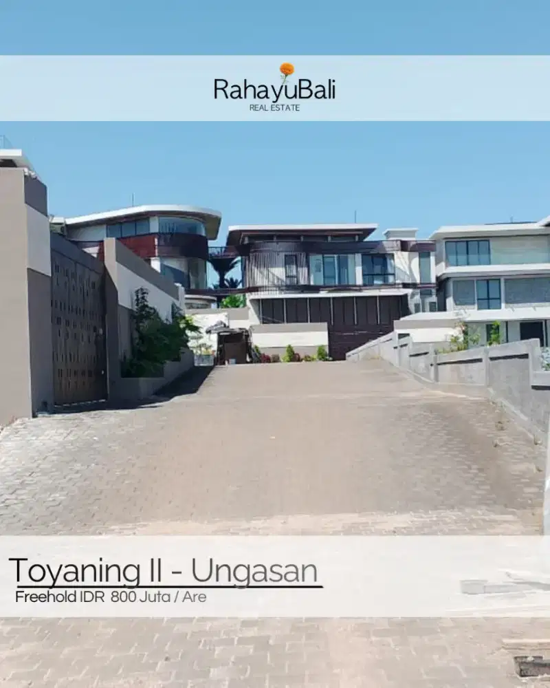 Dijual tamah Komplek Villa area Toyaning II ungasan