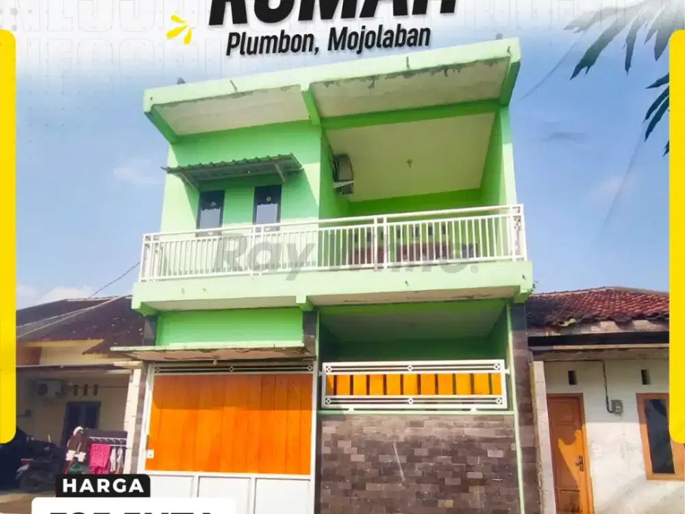 Rumah Minimalis Modern 2 Lantai Siap Huni di Plumbon Mojolaban Sukoharjo