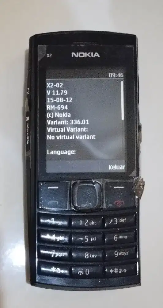 Hp Nokia X2-02 jadul camera dual SIM (normal)